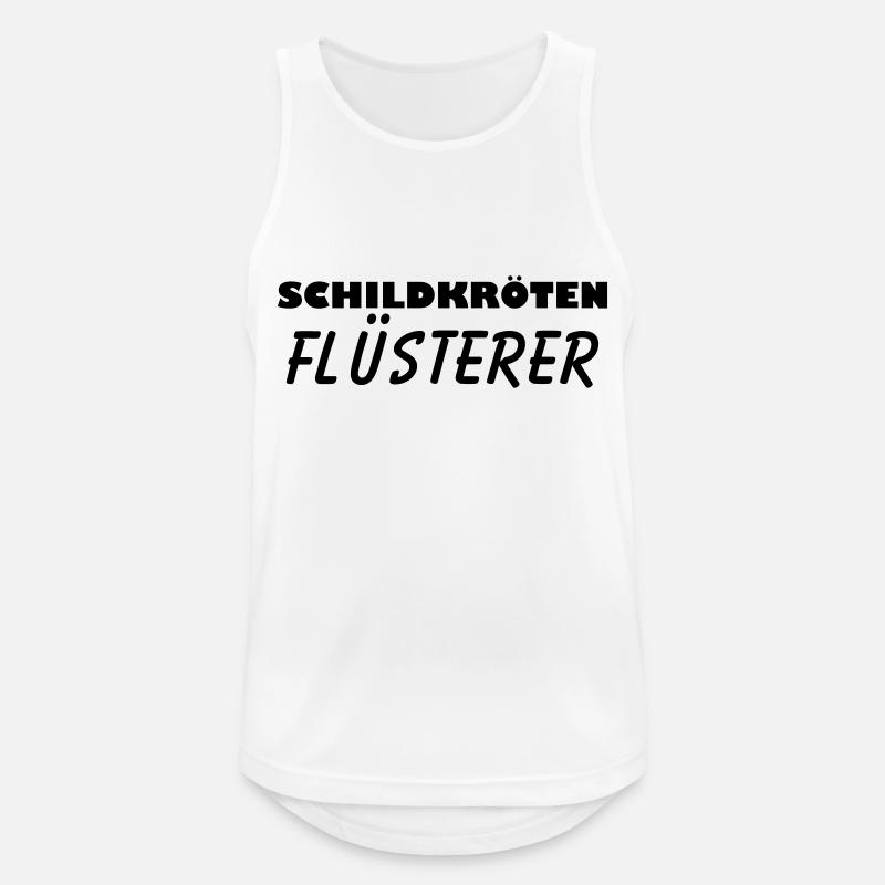 schildkröten flüsterer - Männer Tank Top atmungsaktiv - Weiß