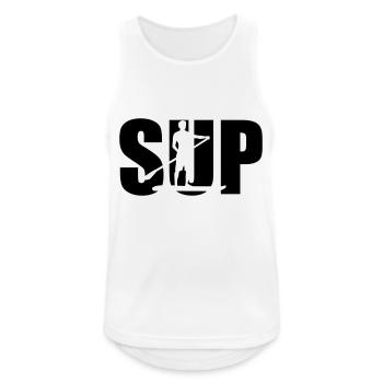 SUP - Débardeur respirant Homme - blanc - Devant - Nick (188cm)