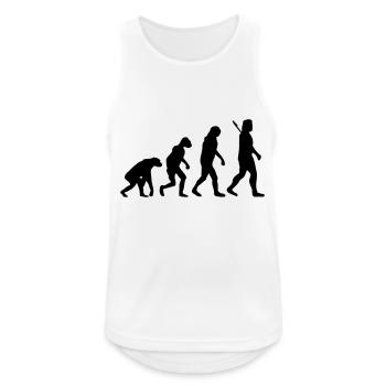 Evolution - Männer Tank Top atmungsaktiv - Weiß - Vorne - Nick (188cm)