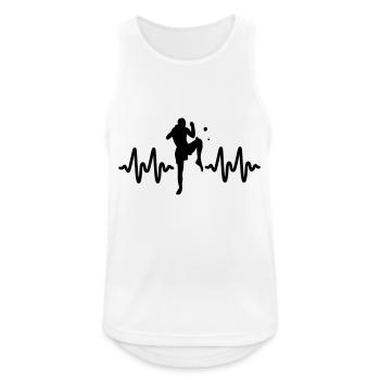kickboxing - Débardeur respirant Homme - blanc - Devant - Nick (188cm)