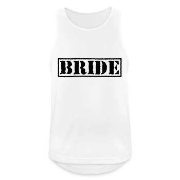 Bride - Débardeur respirant Homme - blanc - Devant - Nick (188cm)
