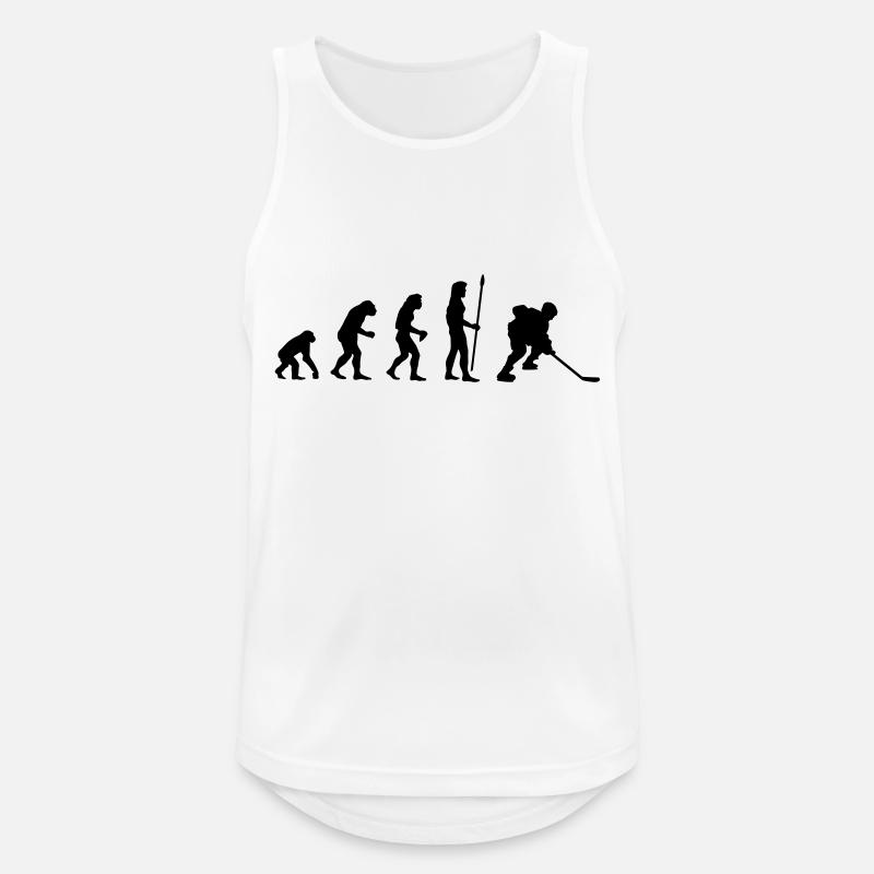 evolution_icehockey1 - Männer Tank Top atmungsaktiv - Weiß