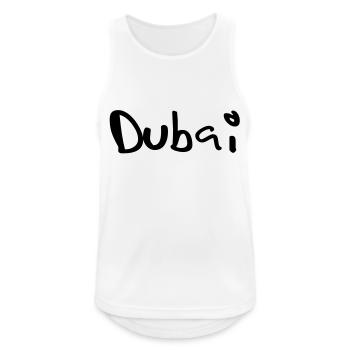 Dubai - Débardeur respirant Homme - blanc - Devant - Nick (188cm)