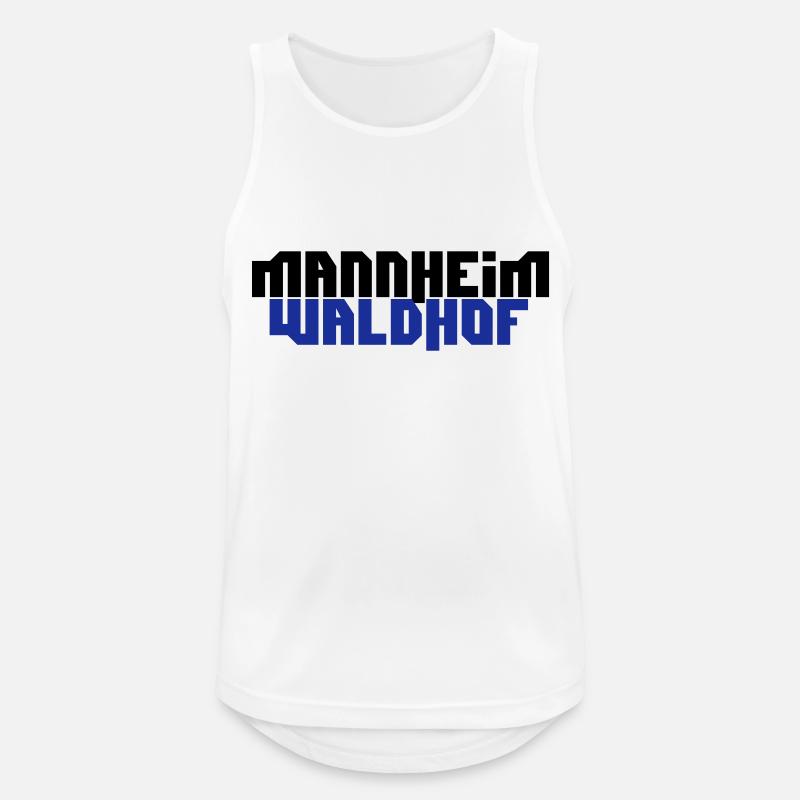 mannheim waldhof - Männer Tank Top atmungsaktiv - Weiß