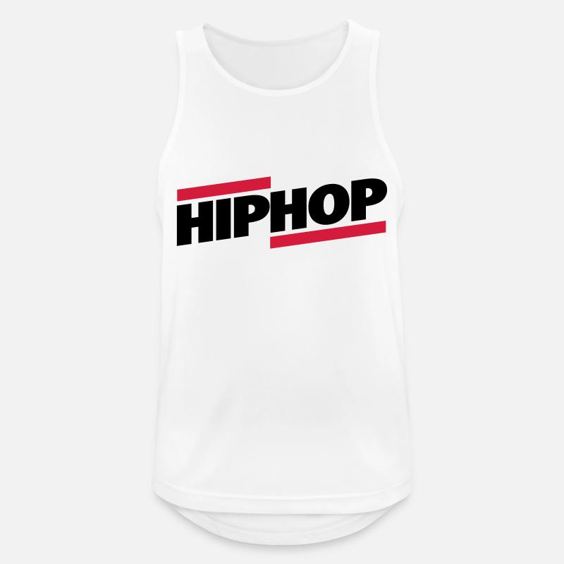 Old School Hip Hop Rap Geschenk - Männer Tank Top atmungsaktiv - Weiß