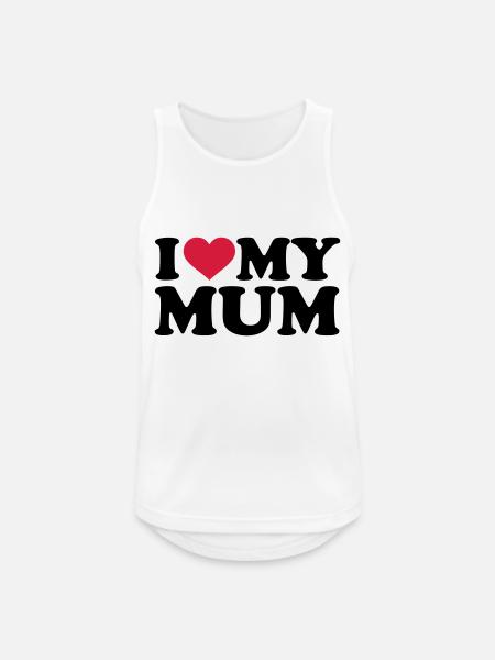 I love my Mum - Men's Breathable Tank Top - white