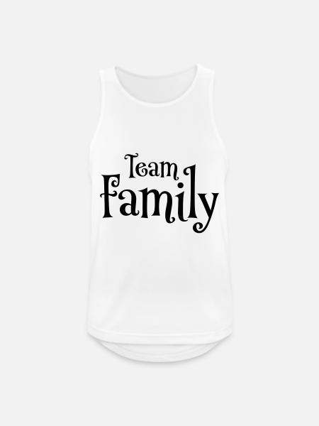Team family - Men's Breathable Tank Top - white