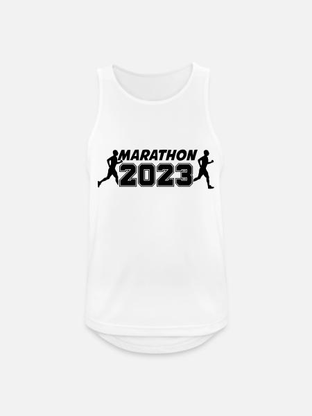Marathon 2023 - Débardeur respirant Homme - blanc