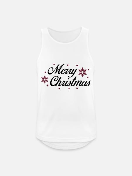 Merry Christmas - Men's Breathable Tank Top - white