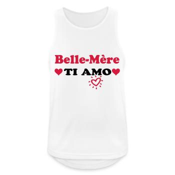 Mother-in-law ti amo - Men's Breathable Tank Top - white - Front - Nick (188cm)