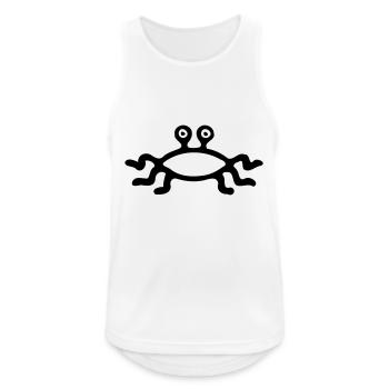 Voler Spaghetti Monster - Débardeur respirant Homme - blanc - Devant - Nick (188cm)