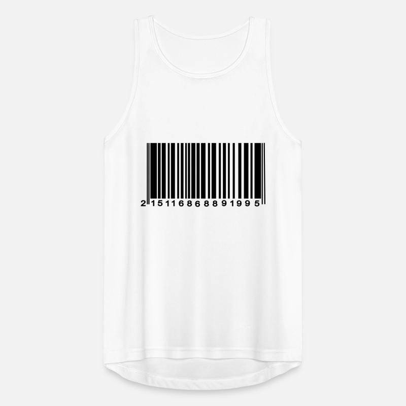 barcode encrypted Men's Breathable Tank Top