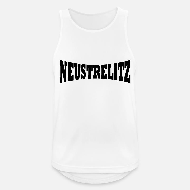 Neustrelitz Schiftzug - Männer Tank Top atmungsaktiv - Weiß
