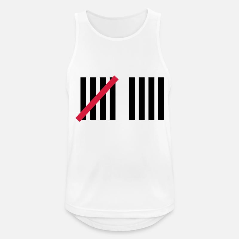 9 . Geburtstag - Männer Tank Top atmungsaktiv - Weiß