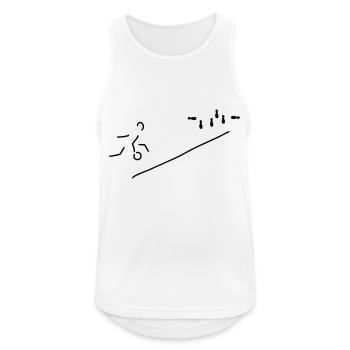 kegeln alle neune - Männer Tank Top atmungsaktiv - Weiß - Vorne - Nick (188cm)
