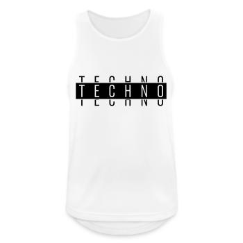 TECHNO TECHNO TECHNO - Men's Breathable Tank Top - white - Front - Nick (188cm)