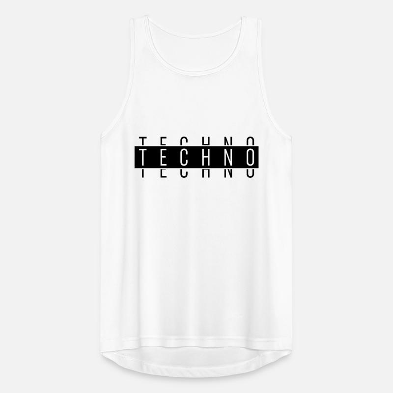 TECHNO TECHNO TECHNO Männer Tank Top atmungsaktiv