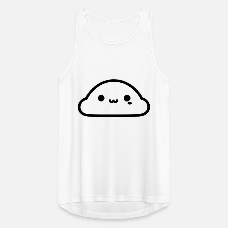 Cute Cloud Men's Breathable Tank Top