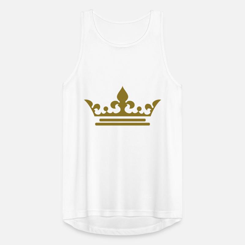 crown 08 plain 2010 10 05 1c Männer Tank Top atmungsaktiv