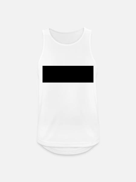 trippy - Männer Tank Top atmungsaktiv - Weiß