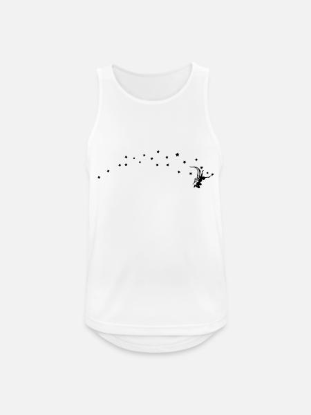 elfe - Männer Tank Top atmungsaktiv - Weiß
