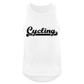 Cycling - Men's Breathable Tank Top - white - Front - Nick (188cm)