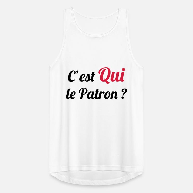 c'est QUI le Patron ? Débardeur respirant Homme