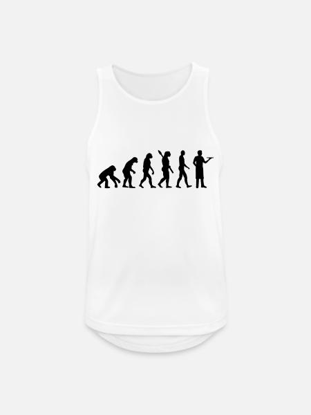 Evolution Garçon - Débardeur respirant Homme - blanc
