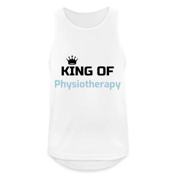 Krankengymnast / Krankengymnastin / Physio / - Männer Tank Top atmungsaktiv - Weiß - Vorne - Nick (188cm)