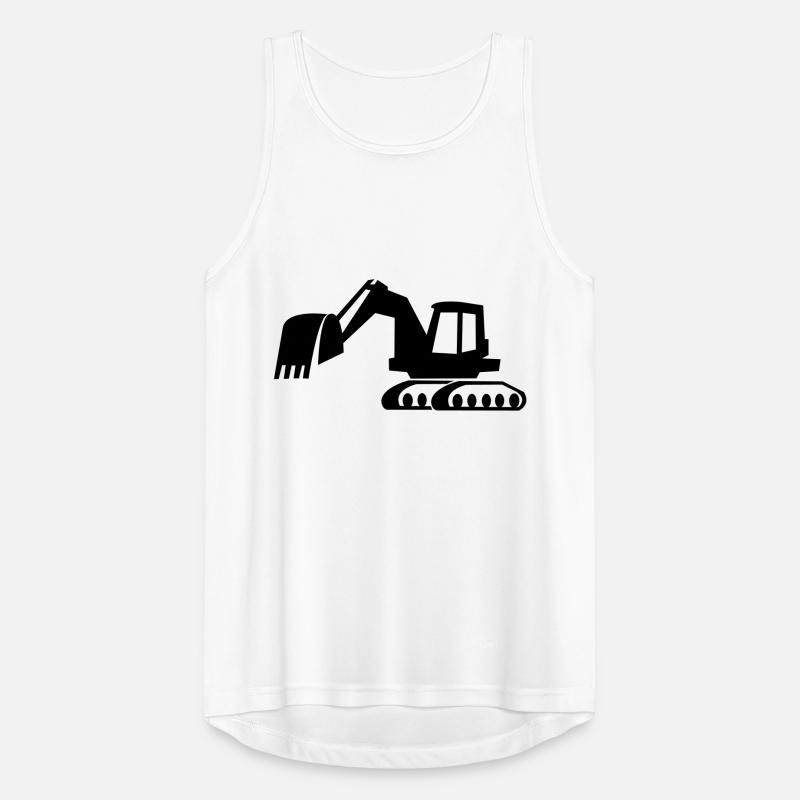 bagger_1 Männer Tank Top atmungsaktiv
