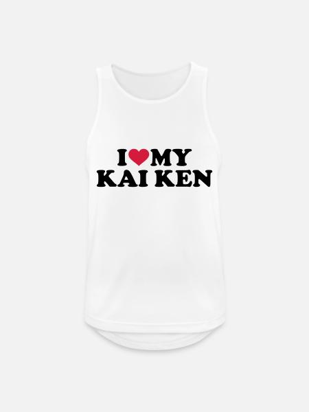 Kai Ken - Men's Breathable Tank Top - white