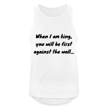 Paranoid Android - Rock - Punk - Männer Tank Top atmungsaktiv - Weiß - Vorne - Nick (188cm)