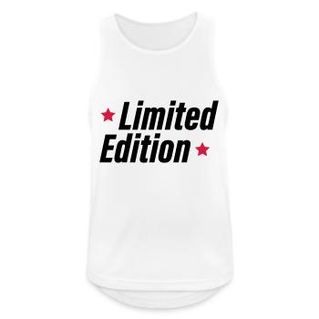 limited edition - Männer Tank Top atmungsaktiv - Weiß - Vorne - Nick (188cm)