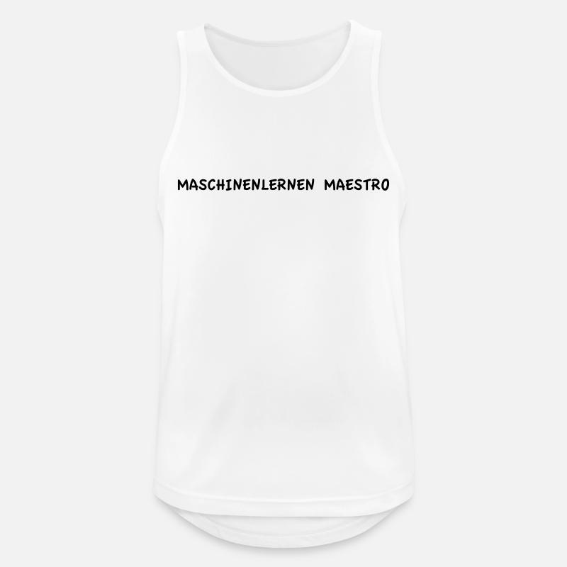 Machine Learning Maestro - Men's Breathable Tank Top - white