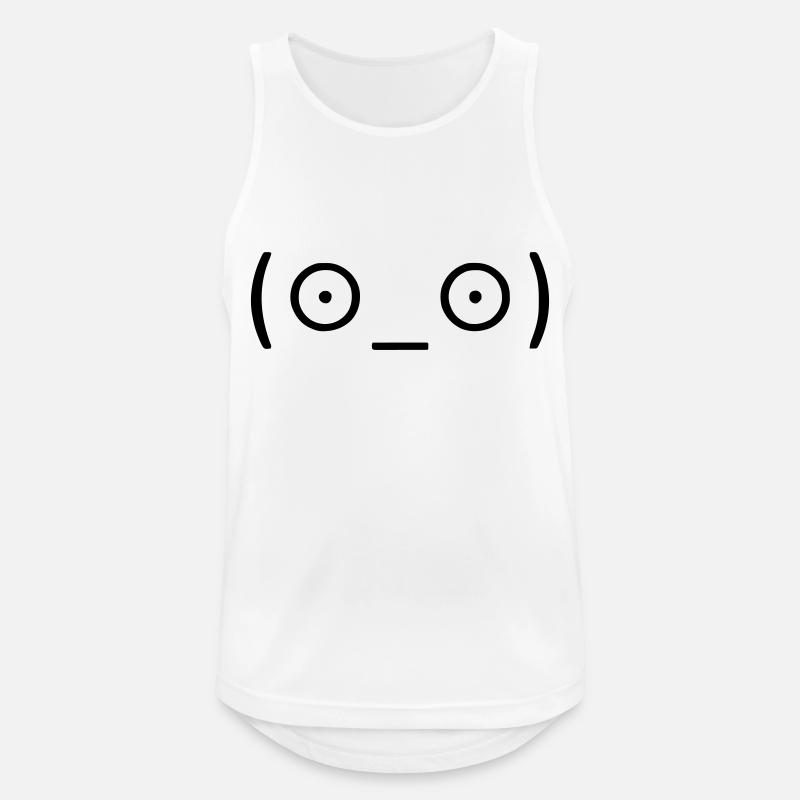 Überrascht? Wir auch! 😳 - Männer Tank Top atmungsaktiv - Weiß