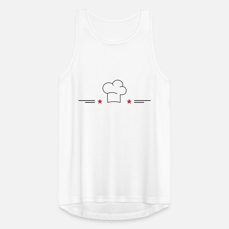 Toque de chef avec étoiles Débardeur respirant Homme
