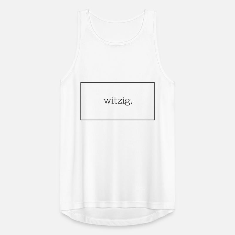 Witzig. Männer Tank Top atmungsaktiv