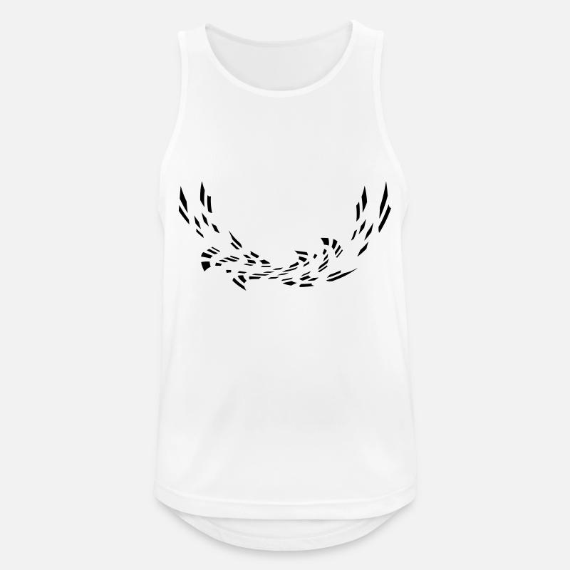 Abstract pattern - Men's Breathable Tank Top - white