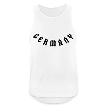 GERMANY - Men's Breathable Tank Top - white - Front - Nick (188cm)