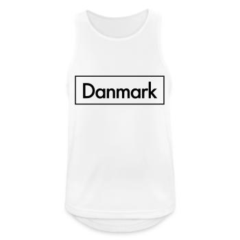 Danemark Modern Cadeau - Débardeur respirant Homme - blanc - Devant - Nick (188cm)