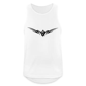 Tribal - Men's Breathable Tank Top - white - Front - Nick (188cm)