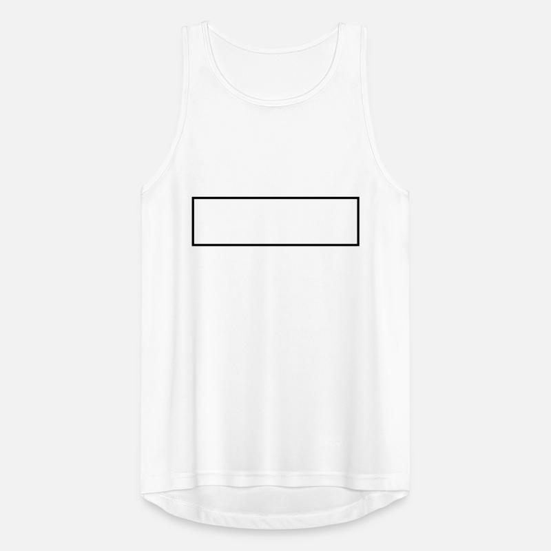 Frame frame / / rectangle / / square / / Text Men's Breathable Tank Top