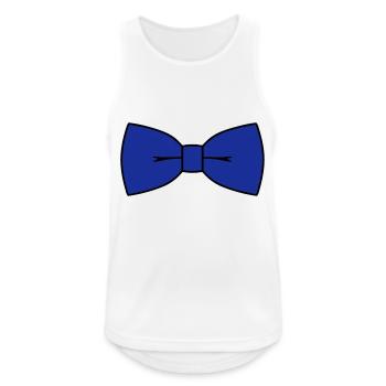 Fliege - Männer Tank Top atmungsaktiv - Weiß - Vorne - Nick (188cm)