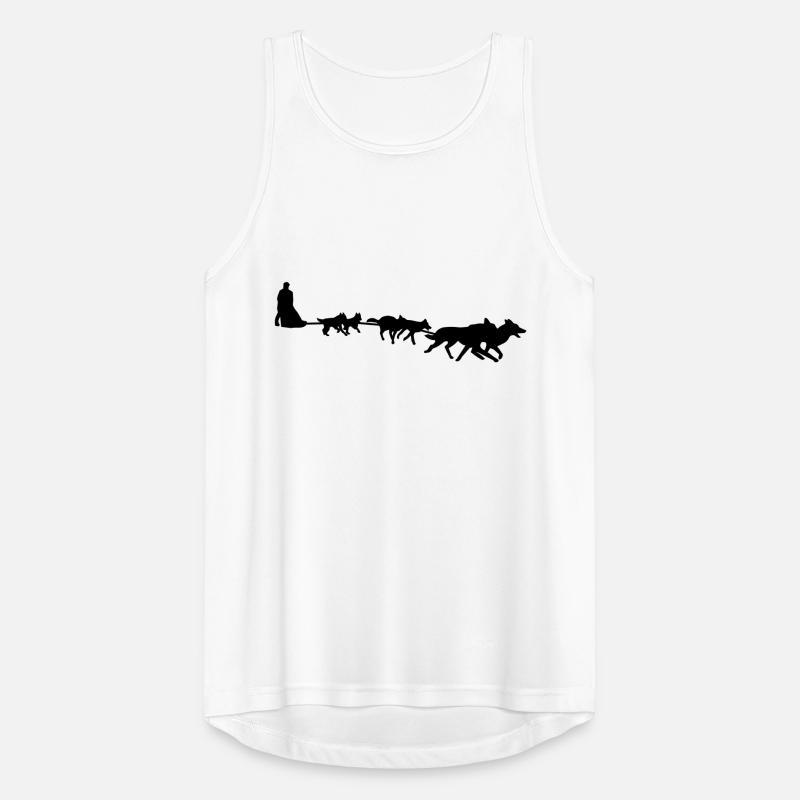 Schlittenhunde Männer Tank Top atmungsaktiv