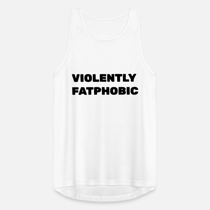 Violently fatphobic Men's Breathable Tank Top