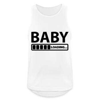 baby - Men's Breathable Tank Top - white - Front - Nick (188cm)