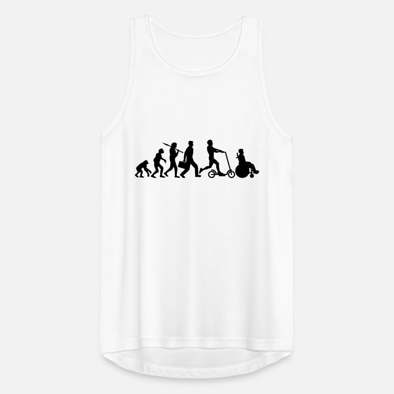 rollstuhl unfall schnell evolution e scoot Männer Tank Top atmungsaktiv