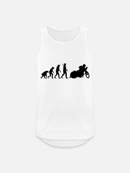 Speedway - Männer Tank Top atmungsaktiv - Weiß
