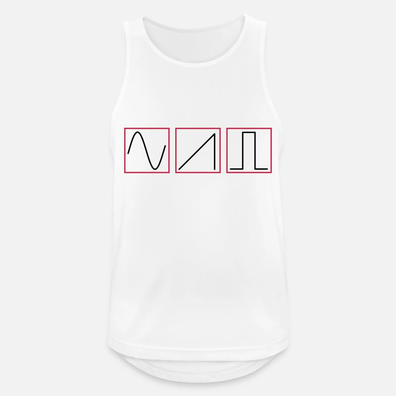 srd_layers - Männer Tank Top atmungsaktiv - Weiß