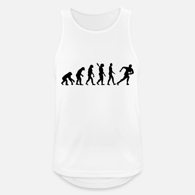 Evolution Rugby - Men's Breathable Tank Top - white